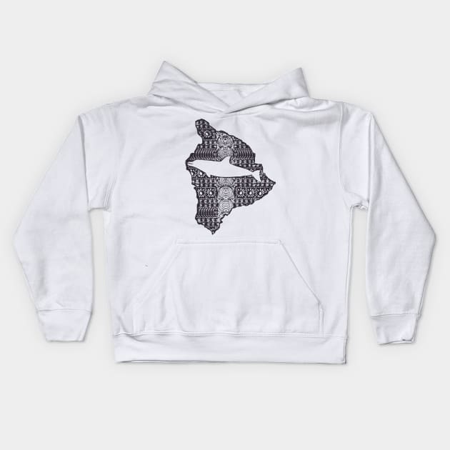 Maori Dolphin in Hawaii Kids Hoodie by pelagio